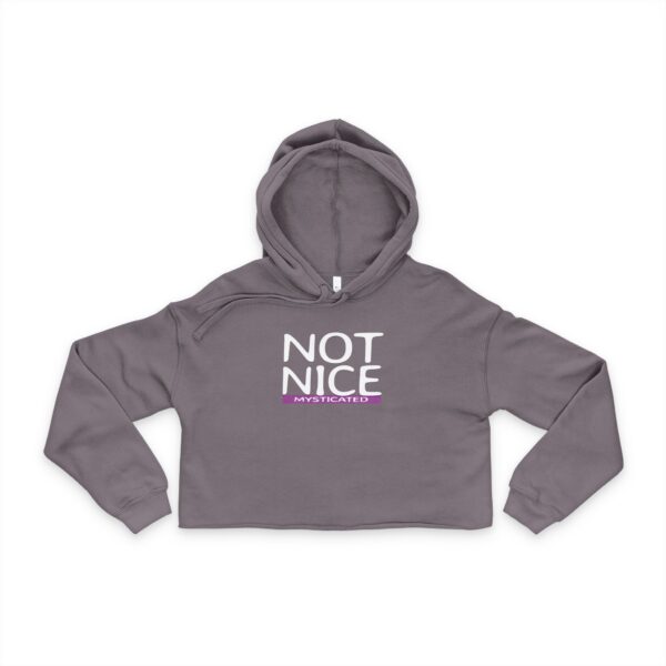 Not Nice Cropped Hoodie - Image 4